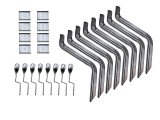 Lund 92-00 Chevy CK Crew Cab EZ Running Board Mounting Bracket Kit - Brite thumbnail 6