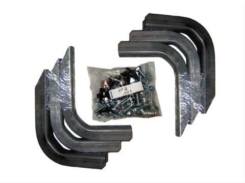 Lund 97-04 Dodge Dakota Quad Cab EZ Running Board Mounting Bracket Kit - Brite