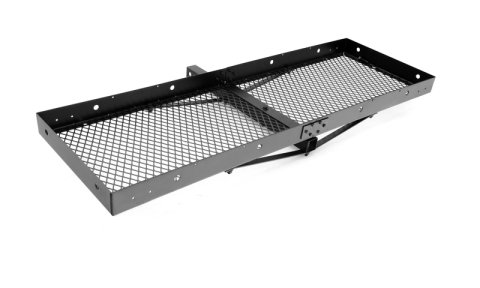 Lund Universal 20in X 60in Basic Cargo Carrier For 2in Hitches - Black thumbnail 5