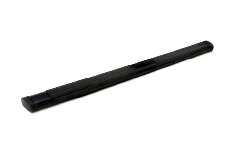 Lund 07-17 Chevy Silverado 1500 Crew Cab 6in. Oval Straight Black Nerf Bars - Black thumbnail 2