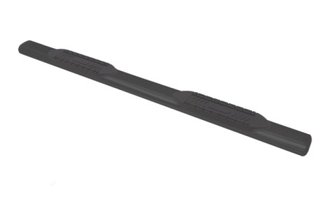 Lund 07-17 Chevy Silverado 1500 Crew Cab 6in. Oval Straight Black Nerf Bars - Black thumbnail 3