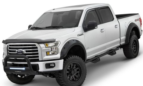 Lund 15-18 Ford F-150 SuperCrew Terrain HX Step Nerf Bars - Black thumbnail 8