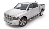 Lund 09-15 Dodge Ram 1500 Crew Cab (Built Before 7/1/15) 5in. Oval Bent Nerf Bars - Chrome thumbnail 8
