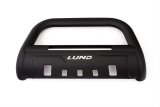 Lund 04-18 Ford F-150 (Excl. Heritage) Bull Bar w/Light & Wiring - Black thumbnail 2