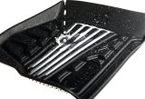 Lund 15-17 Chevy Silverado 2500 Crew Cab Catch-It Floormat Front Floor Liner - Black (2 Pc.) thumbnail 9
