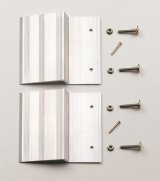 Lund Universal Ramp Kit For 2X8in To 2X10in Planks 9X7.5X2.25in - Silver thumbnail 1