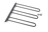 Lund Universal Cargo Bike Attachment 20x60 Non-Folding Steel Carrier - Black thumbnail 4