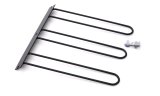Lund Universal Cargo Bike Attachment 20x60 Non-Folding Steel Carrier - Black thumbnail 5
