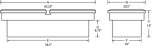Lund 04-10 Chevy Colorado Ext. Cab (All Beds Gull-Wing Crossover) Challenger Tool Box - Brite thumbnail 5