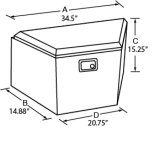 Lund Universal Challenger Specialty Tool Box - Brite thumbnail 4