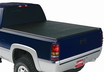 Lund 02-17 Dodge Ram 1500 (6.5ft. Bed Excl. Beds w/Rambox) Genesis Tri-Fold Tonneau Cover - Black thumbnail 2