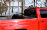 Lund 04-15 Nissan Titan (5.5ft. Bed) Hard Fold Tonneau Cover w/Bracket Kit - Black thumbnail 4