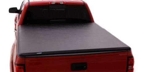 Lund 07-13 Chevy Silverado 1500 Fleetside (5.8ft. Bed) Hard Fold Tonneau Cover - Black thumbnail 4