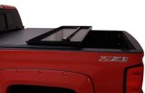 LUND Hard-Fold Tonneau Covers 969163 Cover, Hard-Fold, Folding, Vinyl/Aluminum, Black, Chevy, GMC, 8 ft. Truck Bed Length, Each thumbnail 1