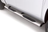 Lund 09-17 Dodge Ram 1500 Quad Cab 4in. Oval Straight SS Nerf Bars - Polished thumbnail 6