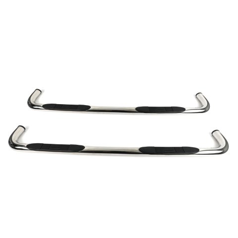 Lund 01-13 Chevy Silverado 1500 Crew Cab (Body Mount) 3in. Round Bent SS Nerf Bars - Polished thumbnail 2