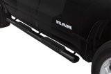 Lund 10-17 Dodge Ram 2500 Crew Cab 4in. Oval Straight Steel Nerf Bars - Black thumbnail 5