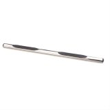 Lund 07-17 Chevy Silverado 1500 Crew Cab 4in. Oval Straight SS Nerf Bars - Polished thumbnail 1