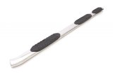 Lund 99-13 Chevy Silverado 1500 Ext. Cab (6.5ft. Bed) 5in. Oval WTW SS Nerf Bars - Polished thumbnail 4