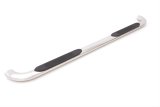 Lund 05-17 Toyota Tacoma Access Cab 4in. Oval Curved SS Nerf Bars - Polished thumbnail 1