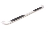 Lund 05-17 Toyota Tacoma Access Cab 4in. Oval Curved SS Nerf Bars - Polished thumbnail 3