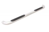 Lund 05-17 Toyota Tacoma Access Cab 4in. Oval Curved SS Nerf Bars - Polished thumbnail 6