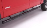 Lund 07-17 Chevy Silverado 1500 Crew Cab 4in. Oval Straight Steel Nerf Bars - Black thumbnail 7