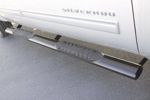 Lund 03-09 Dodge Ram 2500 Quad Cab 5in. Oval Straight SS Nerf Bars - Polished thumbnail 2
