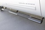 Lund 09-17 Dodge Ram 1500 Quad Cab 5in. Oval Straight SS Nerf Bars - Polished thumbnail 2