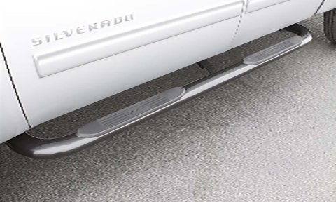 Lund 15-17 Chevy Colorado Crew Cab 4in. Oval Curved SS Nerf Bars - Polished thumbnail 5
