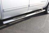Lund 2019 Ram 1500 Extended Cab Pickup 4in. Oval Straight SS Nerf Bars - Polished Stainless thumbnail 1