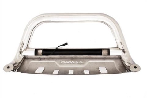 Lund 2019 RAM 1500 Bull Bar w/Light & Wiring - Polished thumbnail 1
