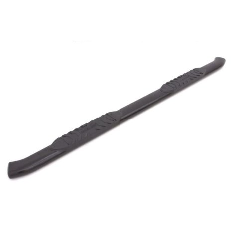 Lund 2019 Chevrolet Silverado 1500 Crew Cab 5in Oval Curved Steel Nerf Bars - Black thumbnail 2