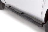Lund 2019 Chevy Silverado 1500 Crew Cab 4in. Oval Curved Steel Nerf Bars - Black thumbnail 3