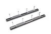 Lund 2019 Chevy Silverado 1500 Crew Cab 6in. Oval Straight Steel Nerf Bars - Black thumbnail 8