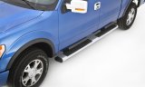 Lund 2019 Chevy Silverado 1500 Ext. Cab (Rocker Panel Mount) 6in Oval Straight SS Nerf Bars-Polished thumbnail 7