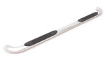 Lund 2019 Chevy Silverado 1500 Double Cab 4In Oval Curved SS Nerf Bars - Polished Stainless thumbnail 7