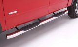 Lund 2019 Chevy Silverado 1500 Double Cab 5In Oval Curved SS Nerf Bars - Polished Stainless thumbnail 5