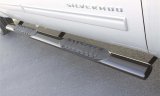 Lund 2019 Chevy Silverado 1500 Double Cab 5In Oval Straight SS Nerf Bars - Polished Stainless thumbnail 6