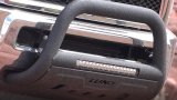 Lund 19-22 Chevrolet Silverado 1500 (Excl. 2019 LD) Bull Bar w/ Light & Wiring-Blk - Black thumbnail 9