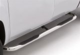 Lund 2019 Chevrolet Silverado 1500 Extended Cab 3in Round Bent SS Nerf Bars - Polished thumbnail 2