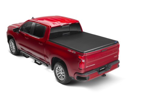 Lund 19-23 Chevrolet Silverado 1500 6.5ft Bed Genesis Tri-Fold Tonneau - Black thumbnail 4