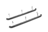 Lund 2019 Ford Ranger 3in. Round Bent Steel Nerf Bars - Polished thumbnail 4