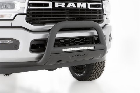 Lund 20-22 Chevrolet Silverado 2500HD/3500HD Bull Bar w/Light & Wiring - Black thumbnail 1