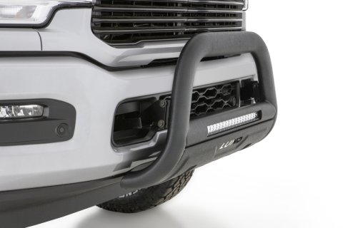 Lund 20-22 Chevrolet Silverado 2500HD/3500HD Bull Bar w/Light & Wiring - Black thumbnail 3