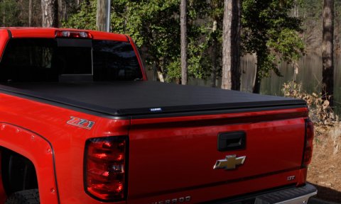 Lund 22-23 Ford Maverick (4.5ft Bed) Hard Fold Tonneau Cover - Black thumbnail 6