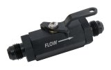 Russell Performance Shutoff Valve -6 AN Male Black Finish thumbnail 1