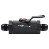 Russell Performance Shutoff Valve -6 AN Male Black Finish thumbnail 2