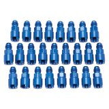 Russell Performance Adapter -6 AN Male to 5/16in Quick Disconnect Screw - Blue (Bulk Pkg 25) thumbnail 3