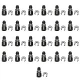 Russell Performance Adapter -6 AN Male to 5/16in Quick Disconnect Female Screw - Black (Bulk Pkg 25) thumbnail 1